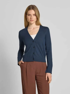 Kurtka z dzianiny o kroju slim fit z mieszanki bawełny i lnu Marc O'Polo