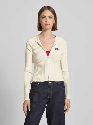 Kurtka z dzianiny o kroju slim fit z raglanowymi rękawami Tommy Jeans