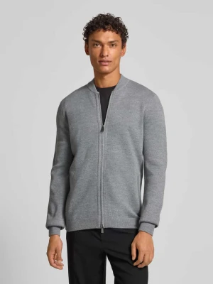Kurtka z dzianiny o kroju slim fit ze stójką Christian Berg Men
