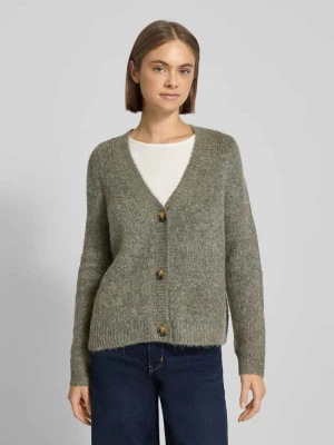 Kurtka z dzianiny o luźnym kroju z dekoltem w serek model ‘ZOEY’ Only