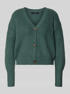 Kurtka z dzianiny o luźnym kroju z ozdobnymi guzikami model ‘LEA’ Vero Moda