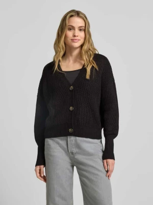 Kurtka z dzianiny o luźnym kroju z ozdobnymi guzikami model ‘LEA’ Vero Moda