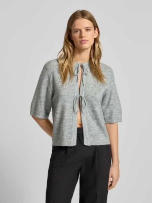 Kurtka z dzianiny o luźnym kroju z wiązanym detalem model ‘SIMONI’ Only