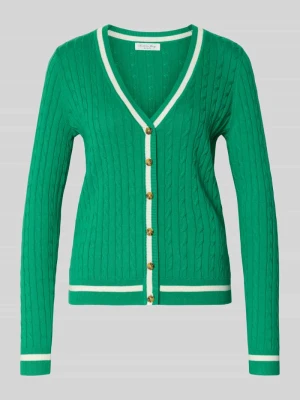 Kurtka z dzianiny z dekoltem w serek Christian Berg Woman