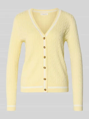 Kurtka z dzianiny z dekoltem w serek Christian Berg Woman