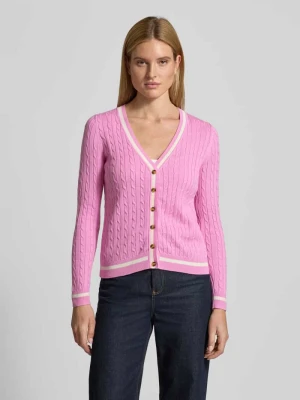 Kurtka z dzianiny z dekoltem w serek Christian Berg Woman