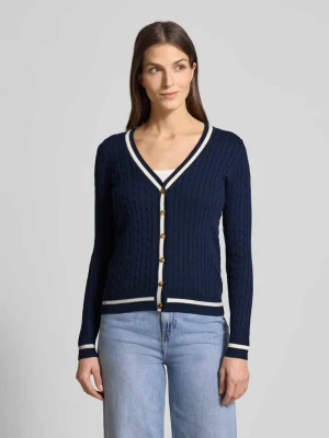 Kurtka z dzianiny z dekoltem w serek Christian Berg Woman