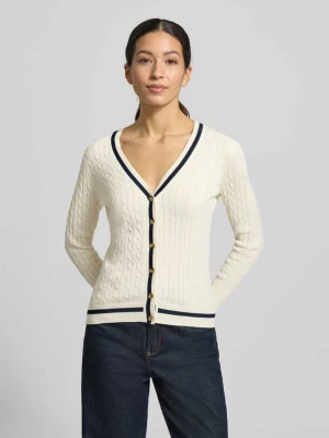 Kurtka z dzianiny z dekoltem w serek Christian Berg Woman