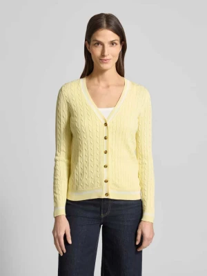 Kurtka z dzianiny z dekoltem w serek Christian Berg Woman