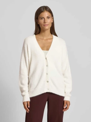 Kurtka z dzianiny z dekoltem w serek model ‘BRULA’ Ichi