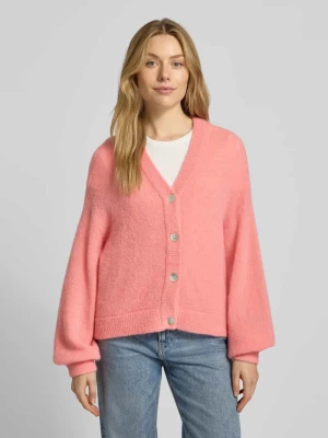 Kurtka z dzianiny o kroju relaxed fit z dodatkiem wełny z alpaki model ‘Petrinelle Hope’ MSCH Copenhagen