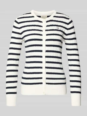 Kurtka z dzianiny z dodatkiem bawełny Gant