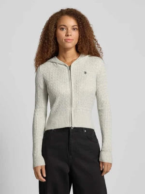 Kurtka z dzianiny z dodatkiem wełny i jedwabiu Guess Jeans