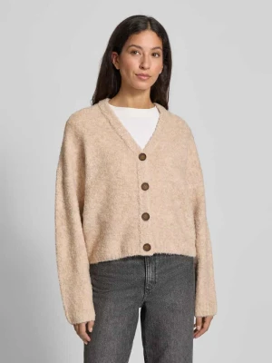 Kurtka z dzianiny z efektem bouclé i dekoltem w serek JAKE*S STUDIO WOMAN