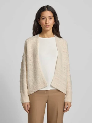 Kurtka z dzianiny o kroju relaxed fit z dodatkiem wełny model ‘Wave’ FREE/QUENT