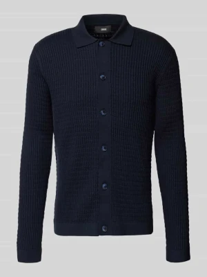 Kurtka z dzianiny z fakturowanym wzorem model ‘Yuris’ CINQUE