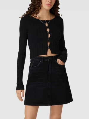 Kurtka z dzianiny z fakturowanym wzorem Noisy May