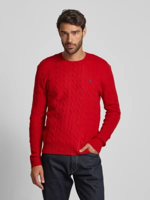 Sweter z kaszmiru z wyhaftowanym logo Polo Ralph Lauren