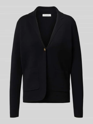 Kurtka z dzianiny z kołnierzem rewersowym Christian Berg Woman