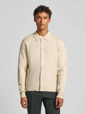 Kurtka z dzianiny z kołnierzykiem typu kent model ‘MILANO’ Jack & Jones Premium