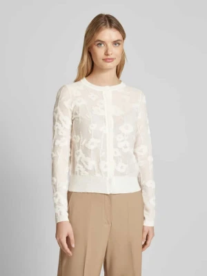 Kurtka z dzianiny z kwiatowym wzorem model ‘CURZIO’ Max Mara Studio