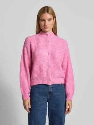 Kurtka z dzianiny z listwą guzikową American vintage