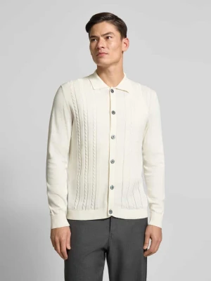 Kurtka z dzianiny z listwą guzikową Christian Berg Men