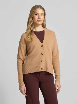 Kurtka z dzianiny o kroju regular fit z czystej wełny Christian Berg Woman