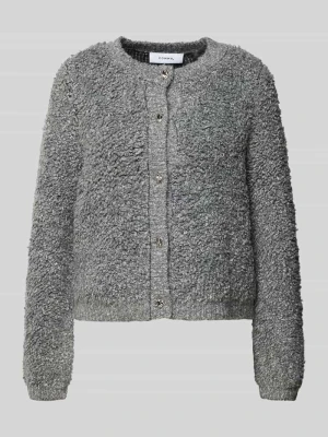 Kurtka z dzianiny z listwą guzikową comma