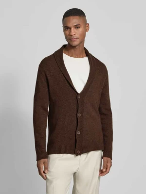 Kurtka z dzianiny z listwą guzikową lindbergh