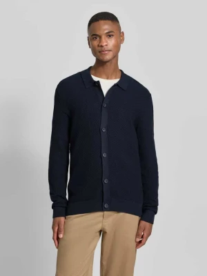 Kurtka z dzianiny z listwą guzikową lindbergh