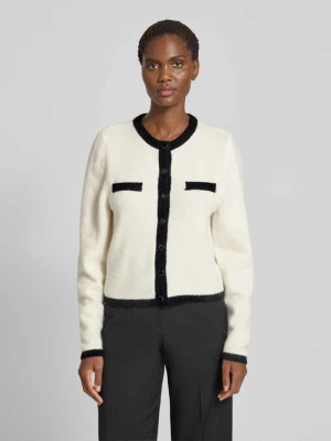 Kurtka z dzianiny z listwą guzikową model ‘alpha’ Gestuz