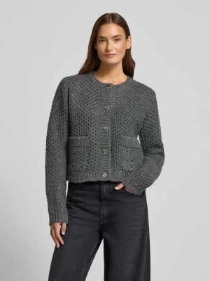 Kurtka z dzianiny z listwą guzikową model ‘COLETTE’ Copenhagen Muse