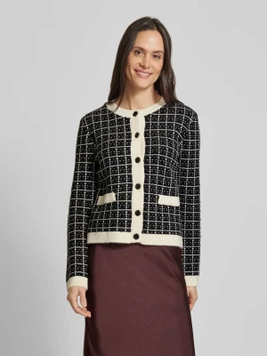 Kurtka z dzianiny z listwą guzikową model ‘LIVIA’ YAS