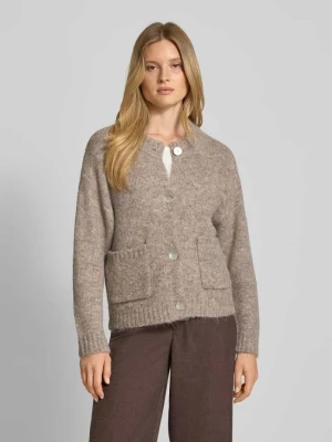 Kurtka z dzianiny z listwą guzikową model ‘Lulu’ FREE/QUENT