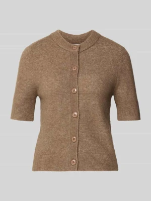 Kurtka z dzianiny z listwą guzikową model ‘NOURA’ Samsøe Samsøe