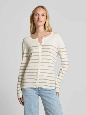 Kurtka z dzianiny z listwą guzikową model ‘Pixie’ FREE/QUENT