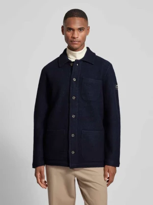 Kurtka z dzianiny z listwą guzikową model ‘RIMOALF’ ECOALF