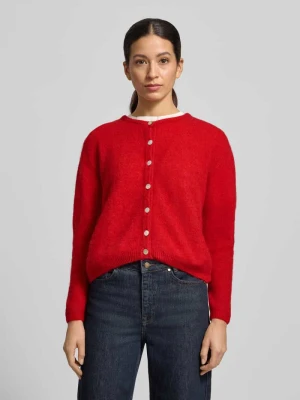 Kurtka z dzianiny z listwą guzikową model ‘VITOW’ American vintage