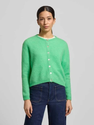 Kurtka z dzianiny z listwą guzikową model ‘VITOW’ American vintage