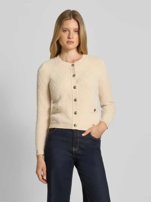 Kurtka z dzianiny z listwą guzikową MORE & MORE