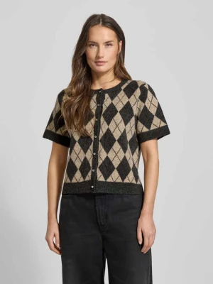 Kurtka z dzianiny z listwą guzikową NEO NOIR