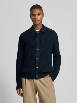 Kurtka z dzianiny z listwą guzikową OLYMP Level Five