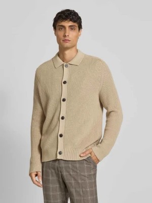 Kurtka z dzianiny z listwą guzikową OLYMP Level Five