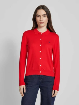 Kurtka z dzianiny z listwą guzikową Polo Ralph Lauren