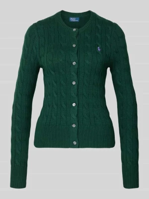 Kurtka z dzianiny z listwą guzikową Polo Ralph Lauren