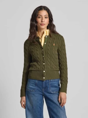 Kurtka z dzianiny z listwą guzikową Polo Ralph Lauren