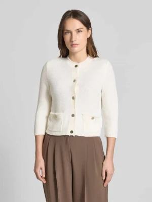 Kurtka z dzianiny z listwą guzikową Windsor