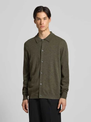 Kurtka z dzianiny z mieszanki bawełny i kaszmiru Christian Berg Men