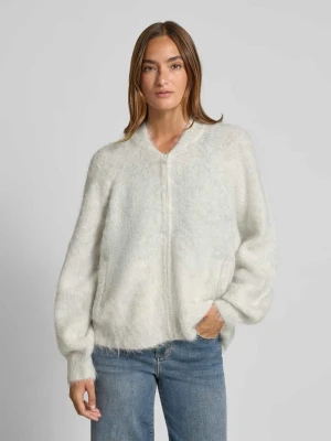 Kurtka z dzianiny z mieszanki wełny z alpaki model ‘NIBY’ American vintage